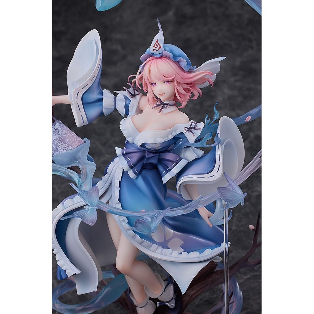 Touhou Project PVC Statue 1/7 Yuyuko Saigyouji: Natural - Born Ghost Ver. 30 cm - The Happy Toy Store