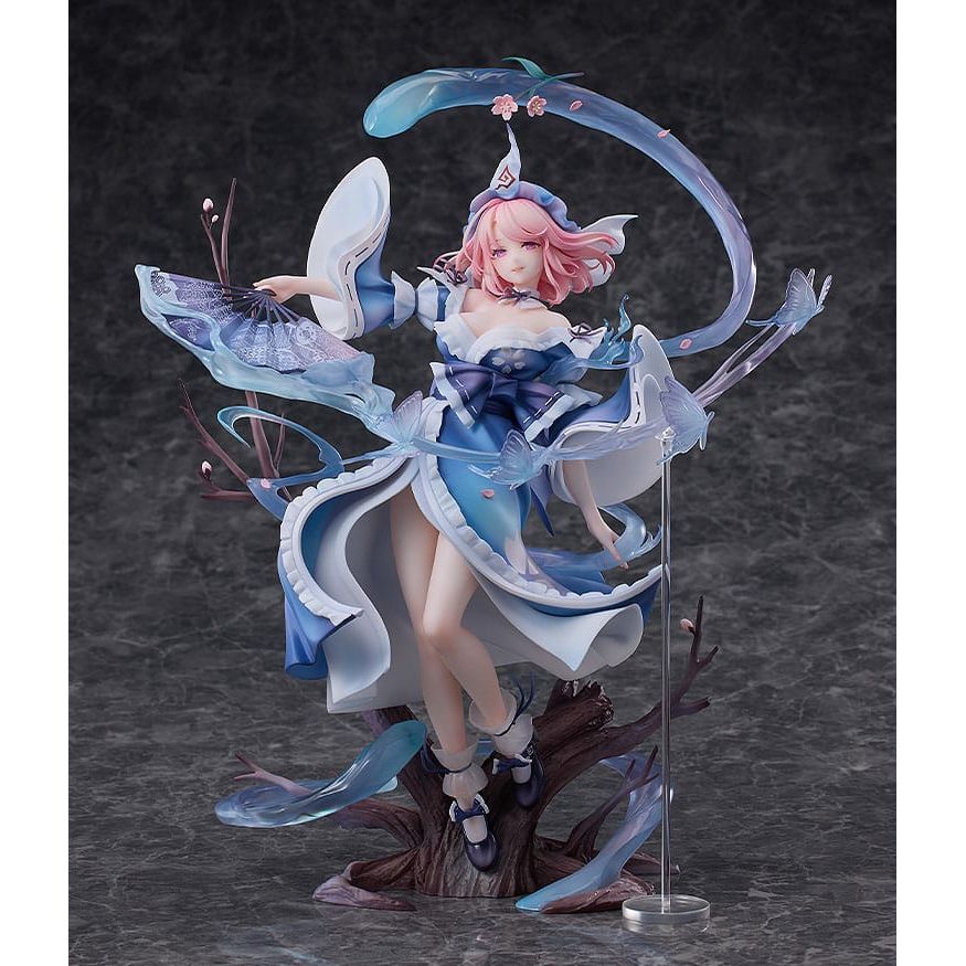 Touhou Project PVC Statue 1/7 Yuyuko Saigyouji: Natural - Born Ghost Ver. 30 cm - The Happy Toy Store