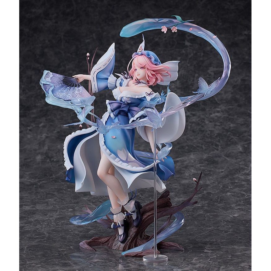 Touhou Project PVC Statue 1/7 Yuyuko Saigyouji: Natural - Born Ghost Ver. 30 cm - The Happy Toy Store