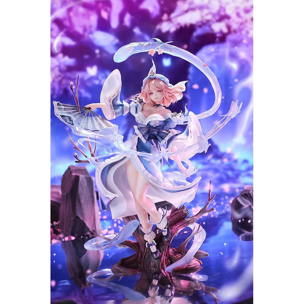 Touhou Project PVC Statue 1/7 Yuyuko Saigyouji: Natural - Born Ghost Ver. 30 cm - The Happy Toy Store