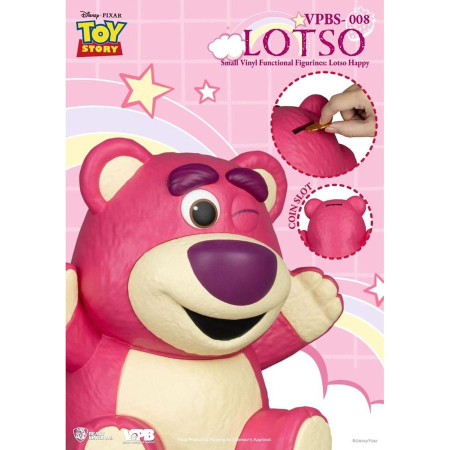 Toy Story Piggy Vinyl Bank Lotso Happy Vers. 25 cm - The Happy Toy Store