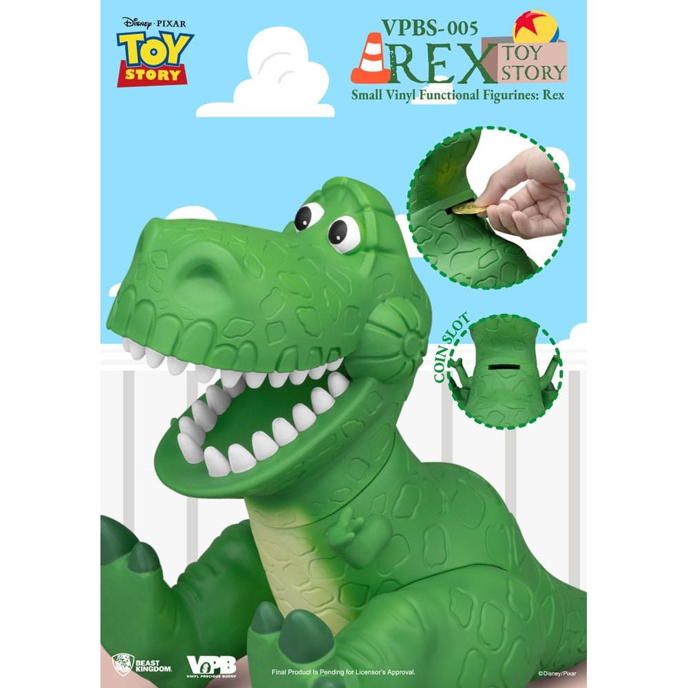 Toy Story Piggy Vinyl Bank Rex 25 cm - The Happy Toy Store