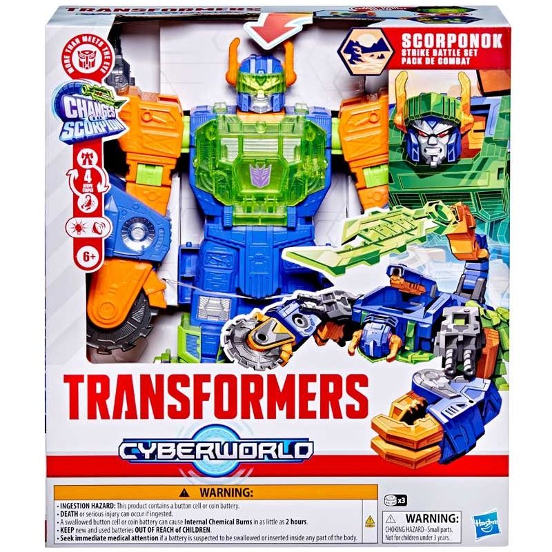 Transformers Cyberworld Scorpnok Strike Battle Set - The Happy Toy Store