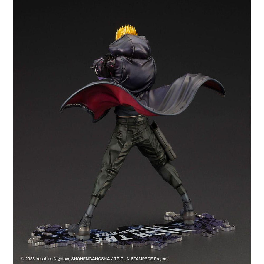 Trigun Stampede ARTFXJ Statue 1/8 Vash the Stampede The Gunman in Black Ver. 22 cm - The Happy Toy Store