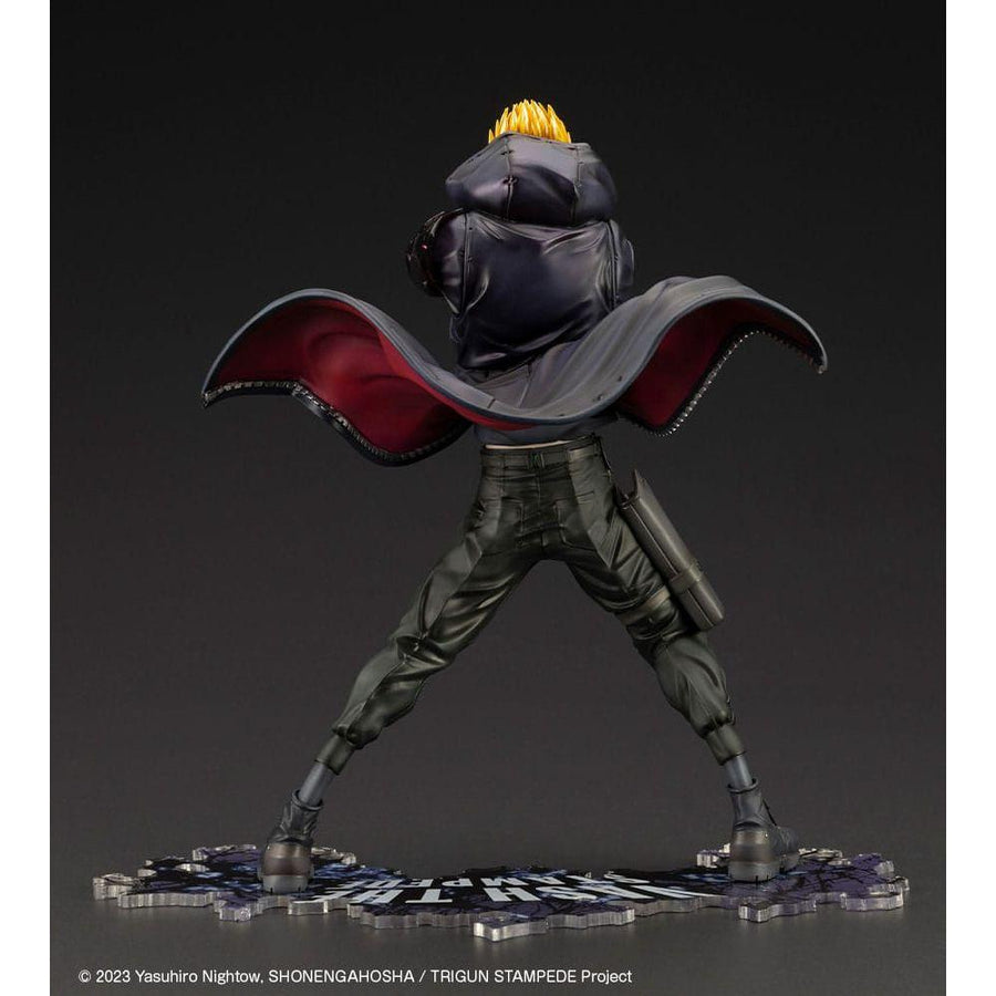 Trigun Stampede ARTFXJ Statue 1/8 Vash the Stampede The Gunman in Black Ver. 22 cm - The Happy Toy Store