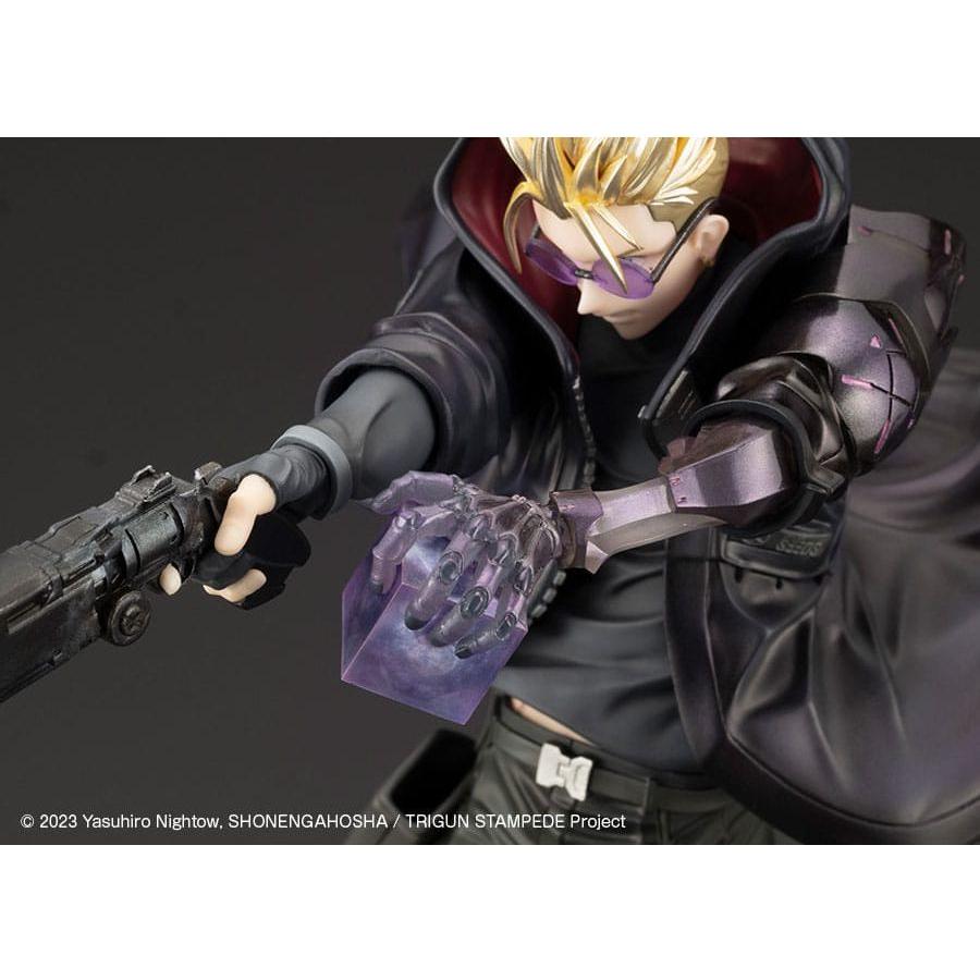 Trigun Stampede ARTFXJ Statue 1/8 Vash the Stampede The Gunman in Black Ver. 22 cm - The Happy Toy Store