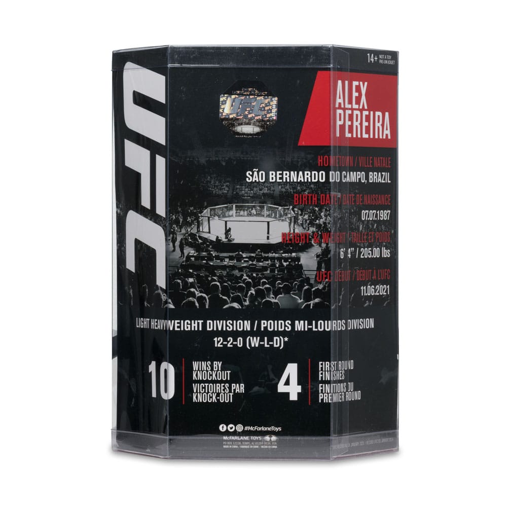 UFC Posed PVC Statue Alex Pereira 18 cm - The Happy Toy Store