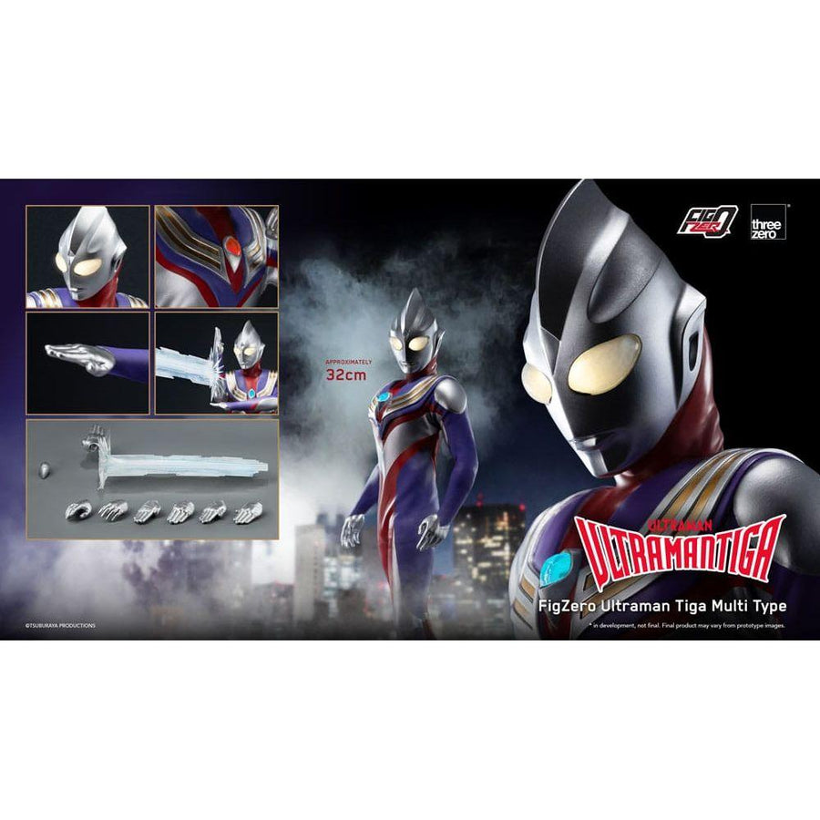 Ultraman Tiga FigZero Action Figure 1/6 Ultraman Tiga Multi Type 32 cm - The Happy Toy Store