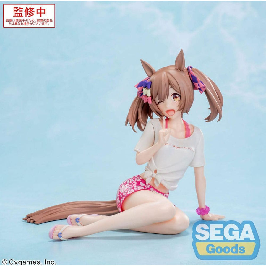 Uma Musume Pretty Derby Yumemirize PVC Statue Smart Falcon Gaze on Me! 14 cm - The Happy Toy Store