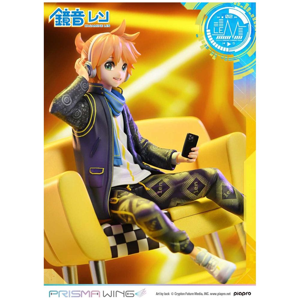 Vocaloid Piapro Characters Prisma Wing PVC Statue 1/7 Kagamine Len (Art by lack) 18 cm - The Happy Toy Store
