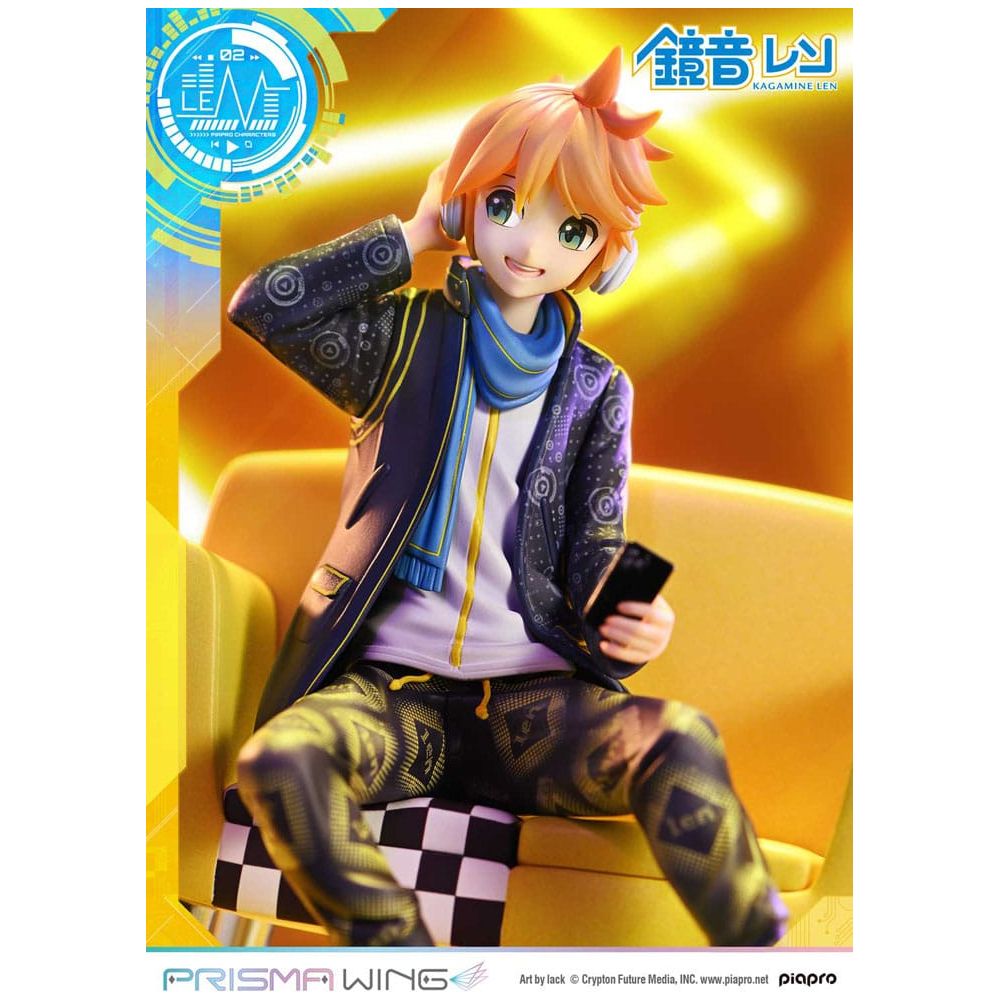 Vocaloid Piapro Characters Prisma Wing PVC Statue 1/7 Kagamine Len (Art by lack) 18 cm - The Happy Toy Store