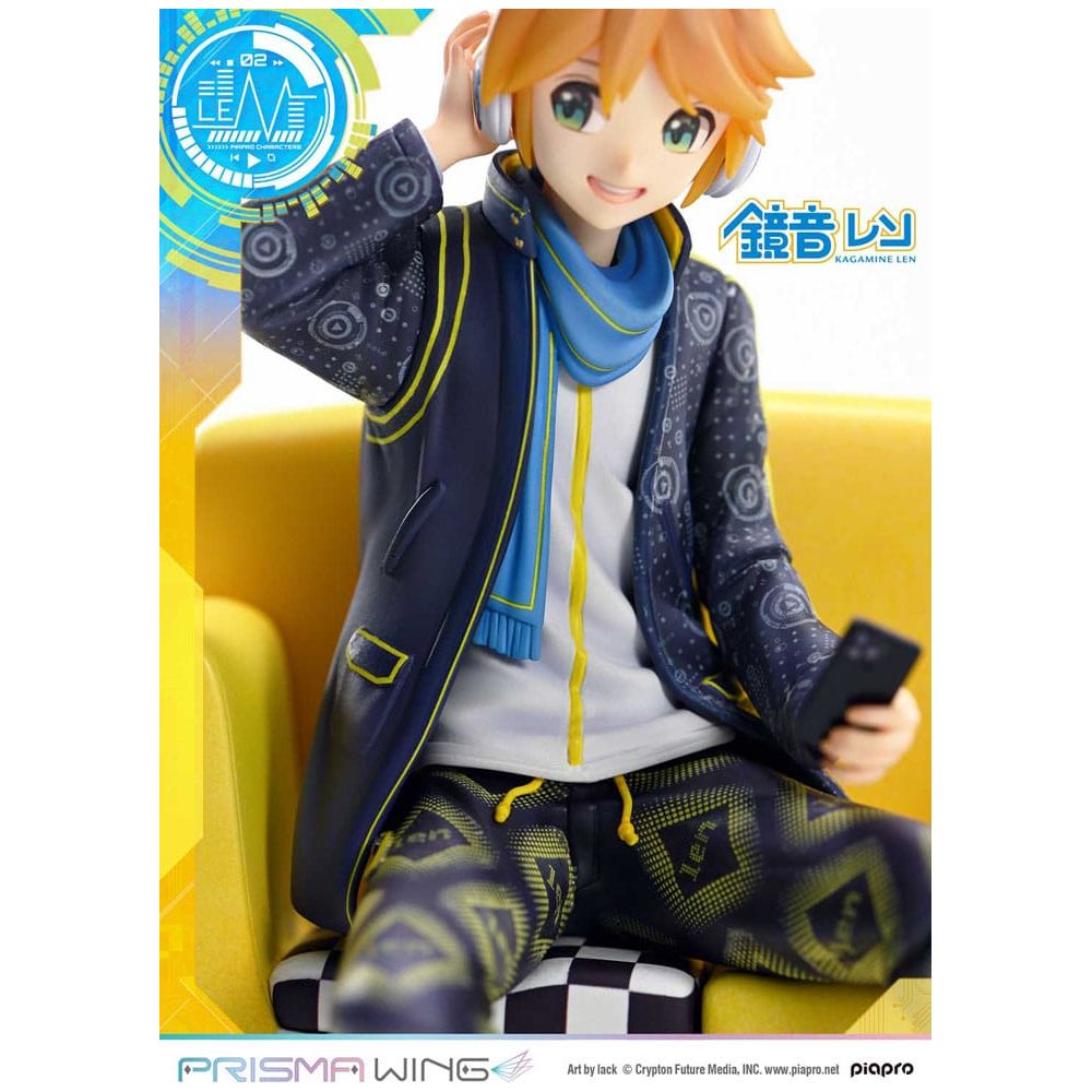 Vocaloid Piapro Characters Prisma Wing PVC Statue 1/7 Kagamine Len (Art by lack) 18 cm - The Happy Toy Store
