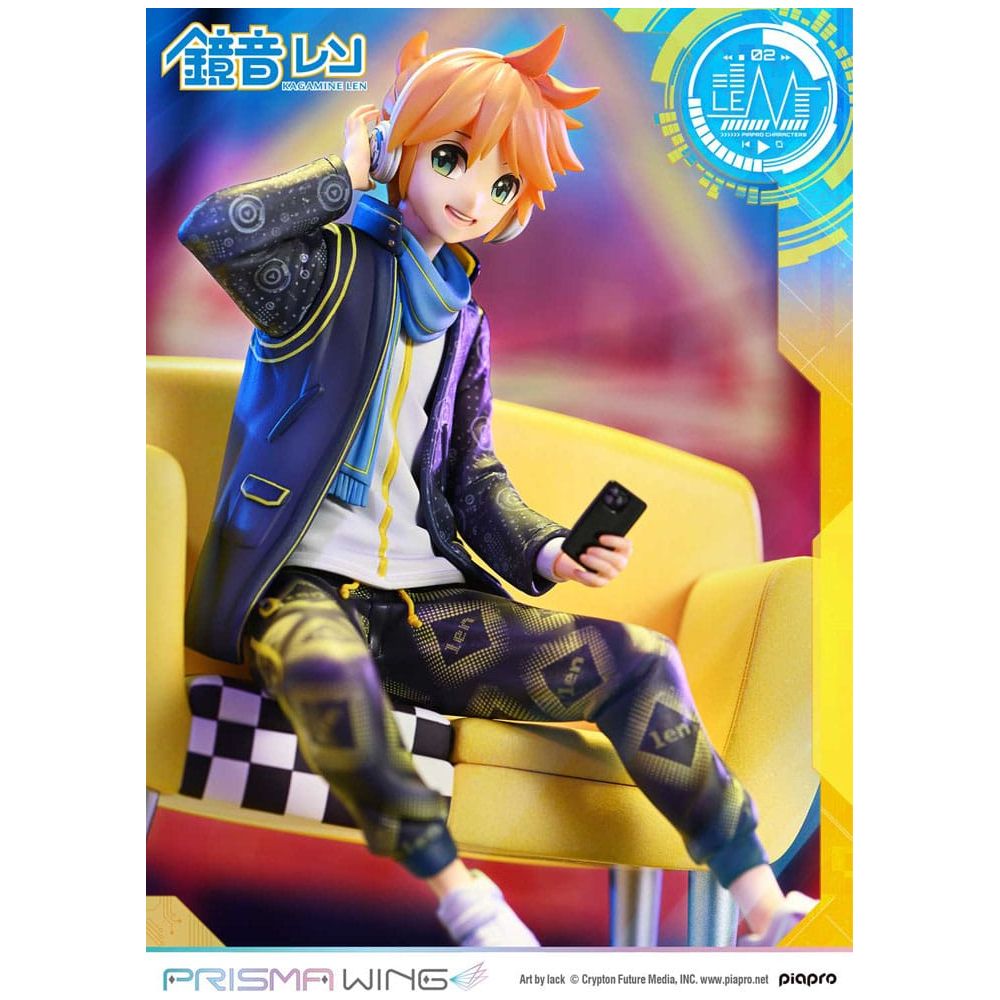 Vocaloid Piapro Characters Prisma Wing PVC Statue 1/7 Kagamine Len (Art by lack) 18 cm - The Happy Toy Store