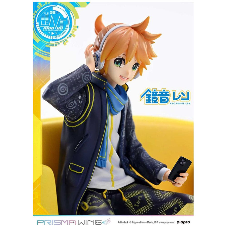 Vocaloid Piapro Characters Prisma Wing PVC Statue 1/7 Kagamine Len (Art by lack) 18 cm - The Happy Toy Store