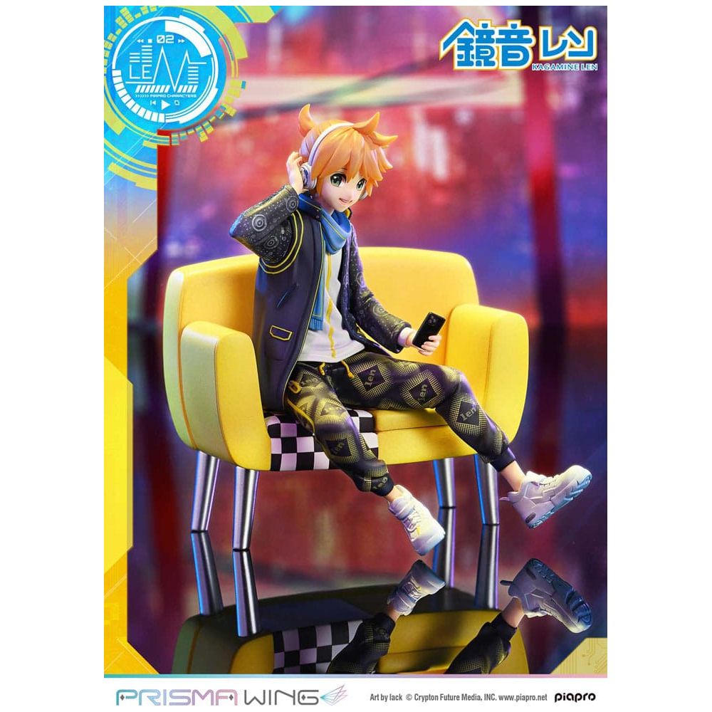 Vocaloid Piapro Characters Prisma Wing PVC Statue 1/7 Kagamine Len (Art by lack) 18 cm - The Happy Toy Store