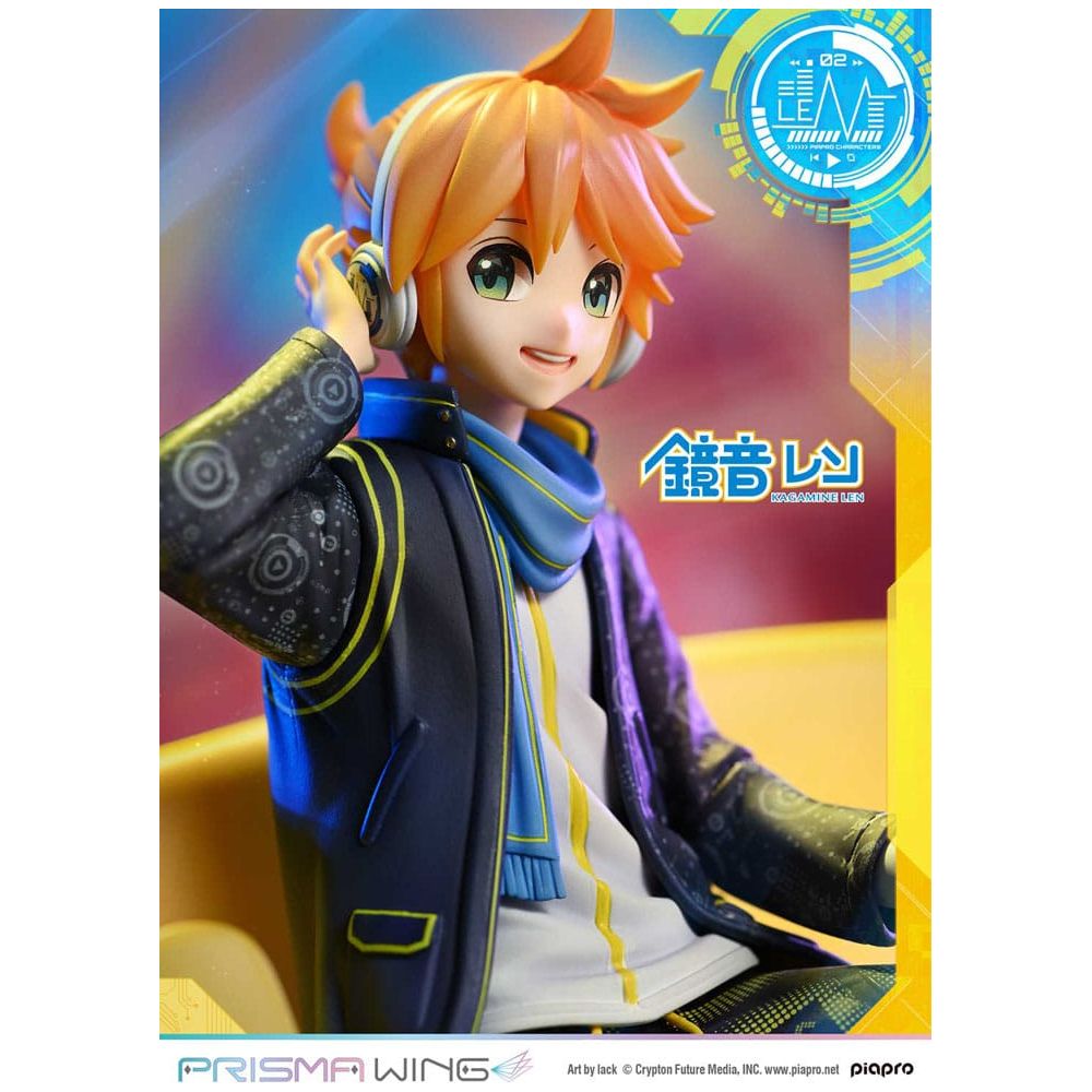 Vocaloid Piapro Characters Prisma Wing PVC Statue 1/7 Kagamine Len (Art by lack) 18 cm - The Happy Toy Store