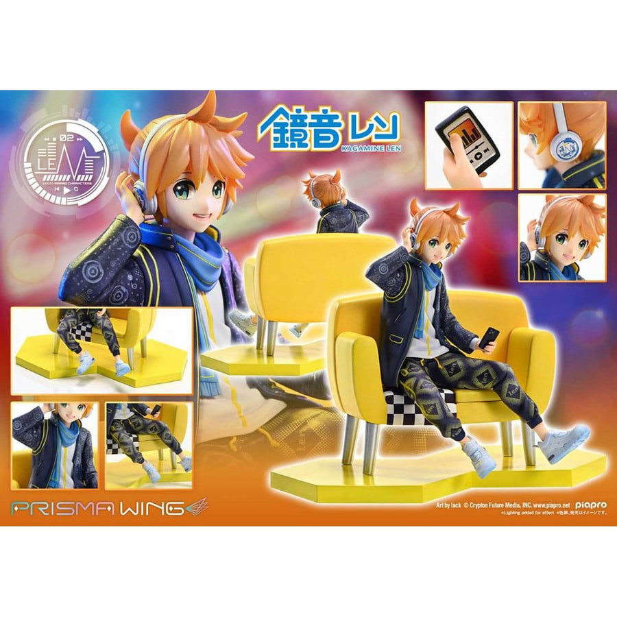 Vocaloid Piapro Characters Prisma Wing PVC Statue 1/7 Kagamine Len (Art by lack) 18 cm - The Happy Toy Store
