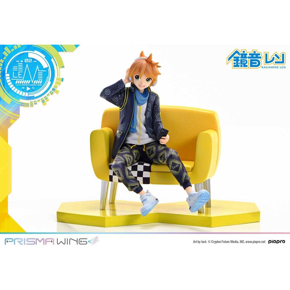Vocaloid Piapro Characters Prisma Wing PVC Statue 1/7 Kagamine Len (Art by lack) 18 cm - The Happy Toy Store