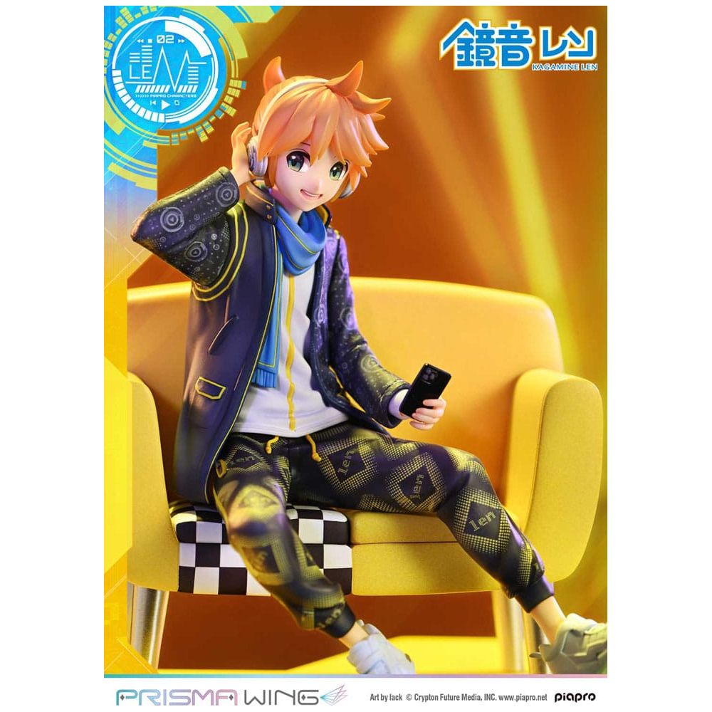 Vocaloid Piapro Characters Prisma Wing PVC Statue 1/7 Kagamine Len (Art by lack) 18 cm - The Happy Toy Store