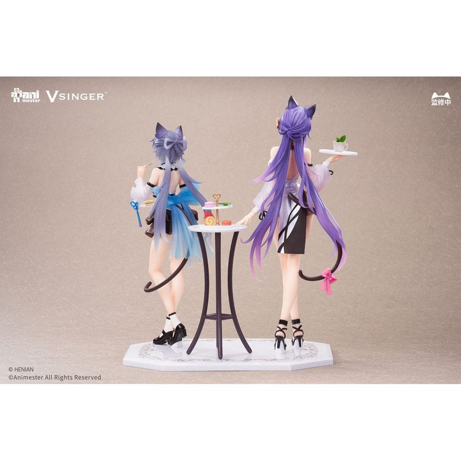 VSinger Luo Tianyi & Mo Qingxian Statue 1/7 2 - Pack Luo Tianyi & Mo Qingxian Tea Time Melody Ver. - The Happy Toy Store