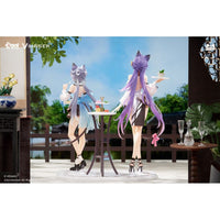 VSinger Luo Tianyi & Mo Qingxian Statue 1/7 2 - Pack Luo Tianyi & Mo Qingxian Tea Time Melody Ver. - The Happy Toy Store