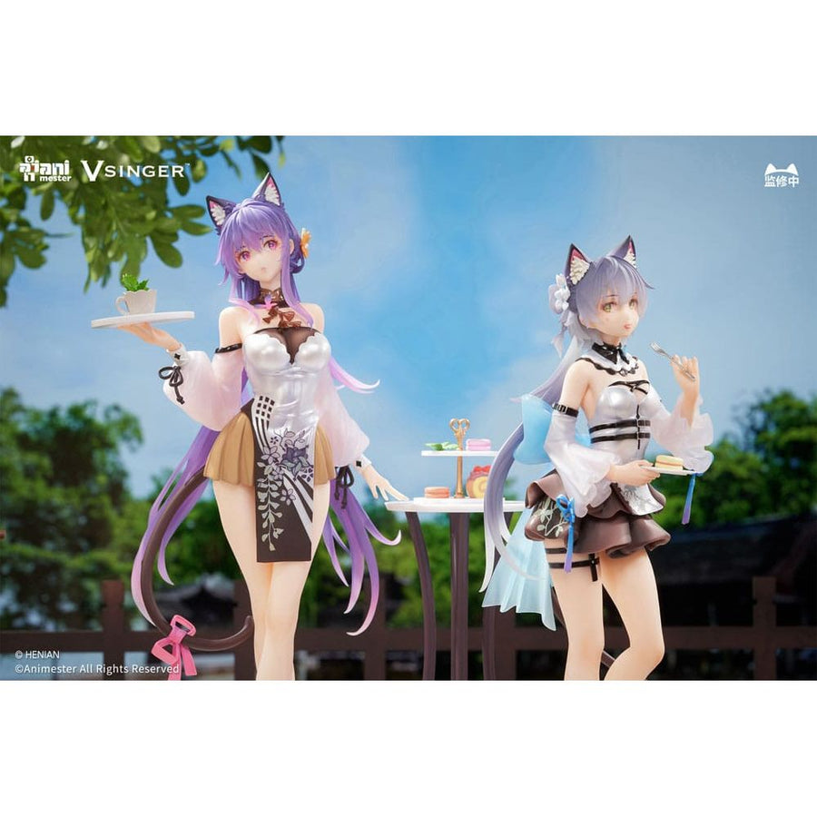 VSinger Luo Tianyi & Mo Qingxian Statue 1/7 2 - Pack Luo Tianyi & Mo Qingxian Tea Time Melody Ver. - The Happy Toy Store