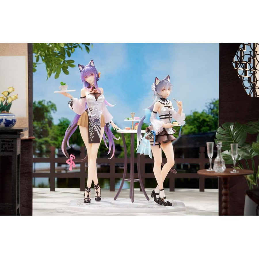 VSinger Luo Tianyi & Mo Qingxian Statue 1/7 2 - Pack Luo Tianyi & Mo Qingxian Tea Time Melody Ver. - The Happy Toy Store