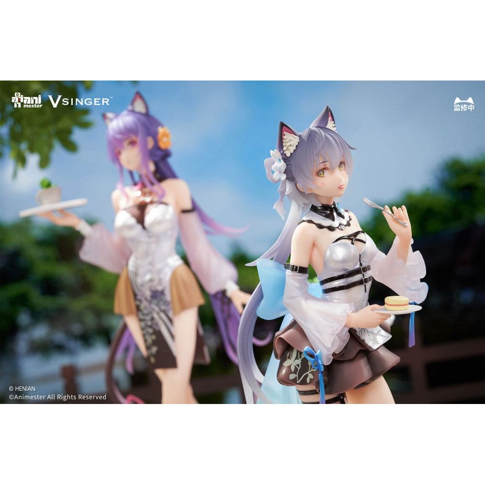 VSinger Luo Tianyi & Mo Qingxian Statue 1/7 2 - Pack Luo Tianyi & Mo Qingxian Tea Time Melody Ver. - The Happy Toy Store