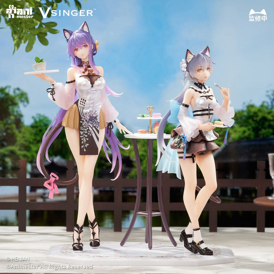 VSinger Luo Tianyi & Mo Qingxian Statue 1/7 2 - Pack Luo Tianyi & Mo Qingxian Tea Time Melody Ver. - The Happy Toy Store