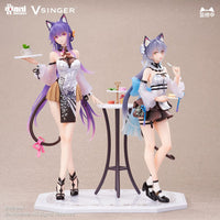 VSinger Luo Tianyi & Mo Qingxian Statue 1/7 2 - Pack Luo Tianyi & Mo Qingxian Tea Time Melody Ver. - The Happy Toy Store