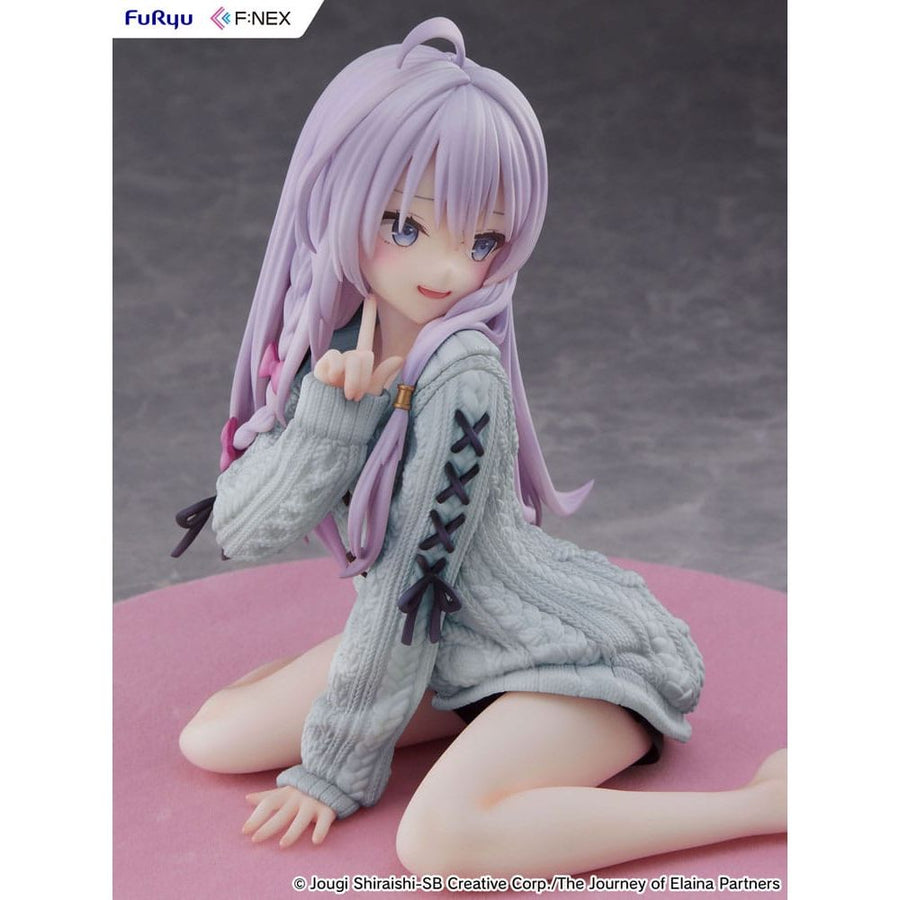 Wandering Witch: The Journey of Elaina 1/7 PVC Statue Elaina knit ver. 30 cm - The Happy Toy Store