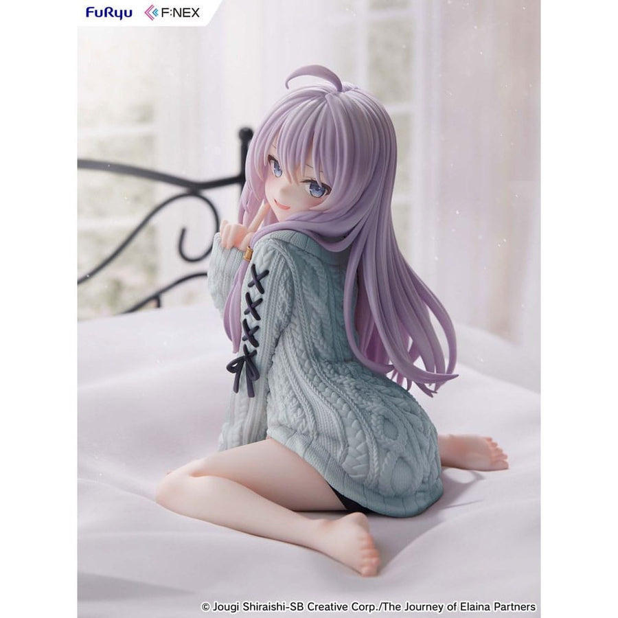 Wandering Witch: The Journey of Elaina 1/7 PVC Statue Elaina knit ver. 30 cm - The Happy Toy Store