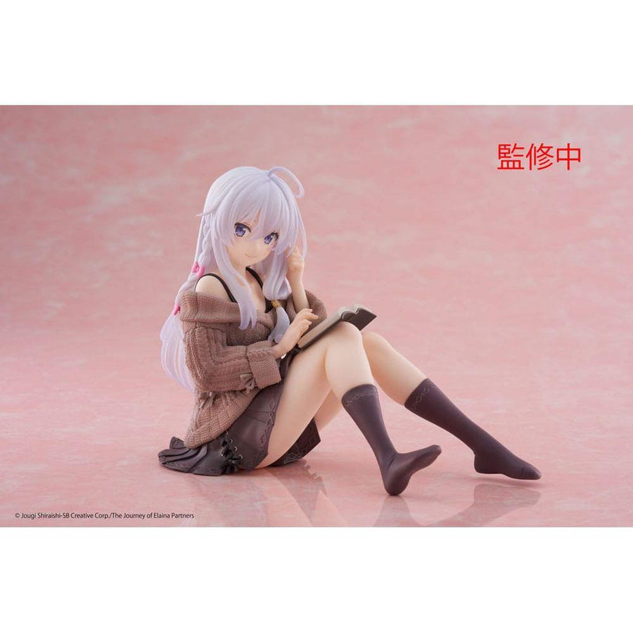 Wandering Witch: The Journey of Elaina PVC Statue Desktop Cute Figure Elaina Casual Clothes Ver. 13 cm - The Happy Toy Store