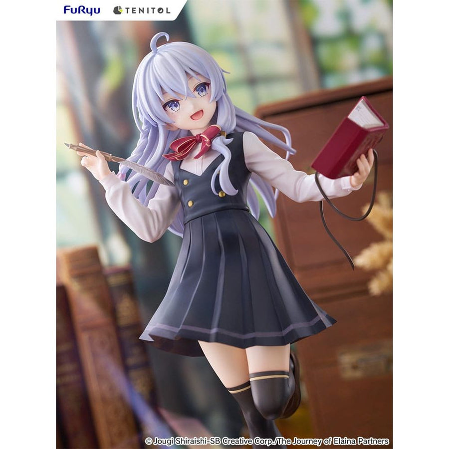Wandering Witch: The Journey of Elaina Tenitol Tall PVC Statue Elaina School Uniform Ver. 29 cm - The Happy Toy Store