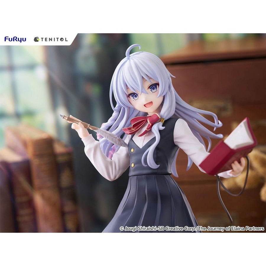 Wandering Witch: The Journey of Elaina Tenitol Tall PVC Statue Elaina School Uniform Ver. 29 cm - The Happy Toy Store