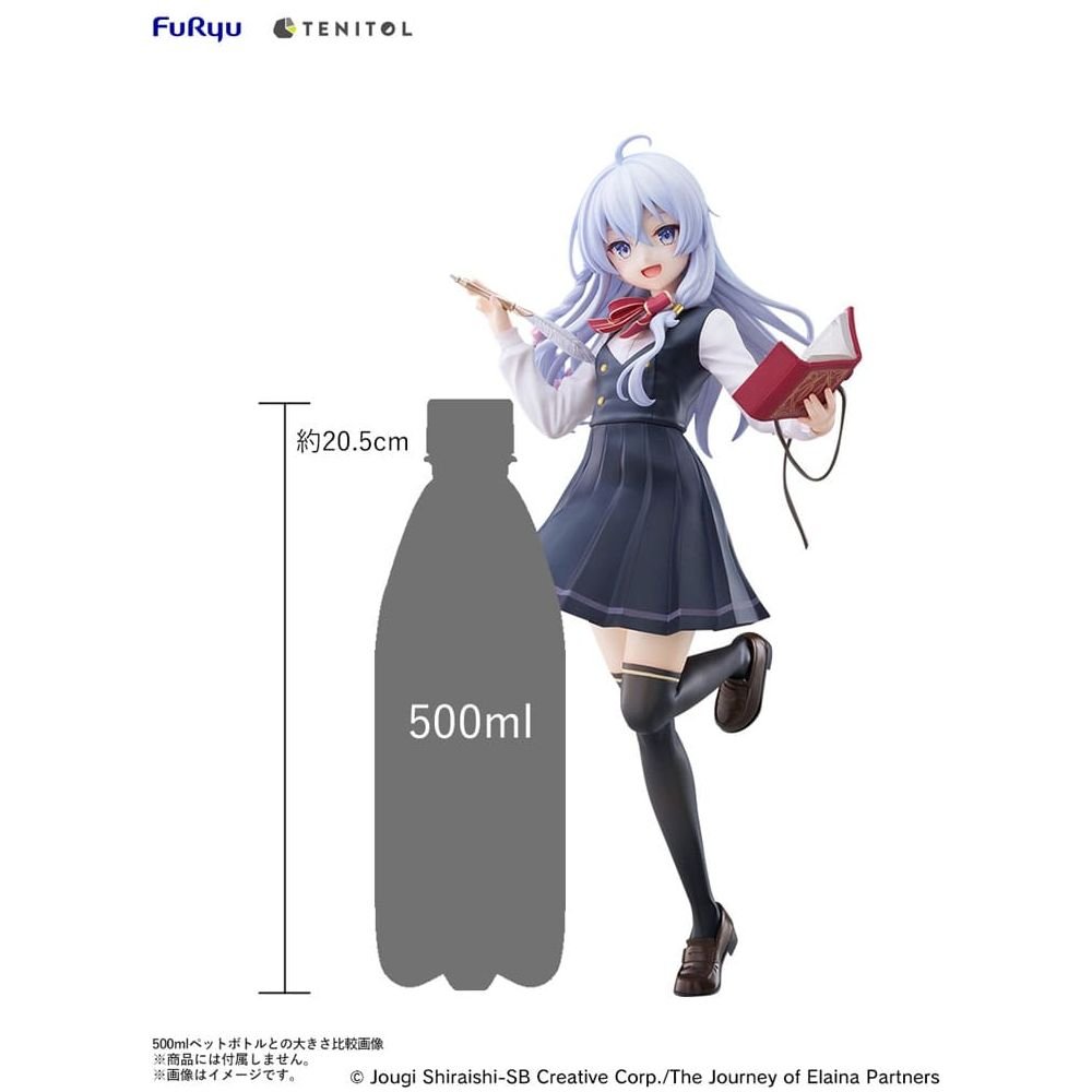 Wandering Witch: The Journey of Elaina Tenitol Tall PVC Statue Elaina School Uniform Ver. 29 cm - The Happy Toy Store
