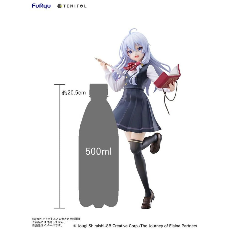 Wandering Witch: The Journey of Elaina Tenitol Tall PVC Statue Elaina School Uniform Ver. 29 cm - The Happy Toy Store