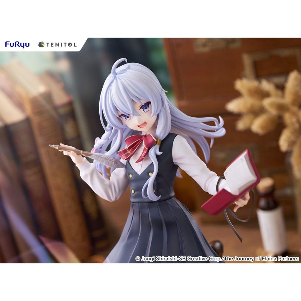 Wandering Witch: The Journey of Elaina Tenitol Tall PVC Statue Elaina School Uniform Ver. 29 cm - The Happy Toy Store