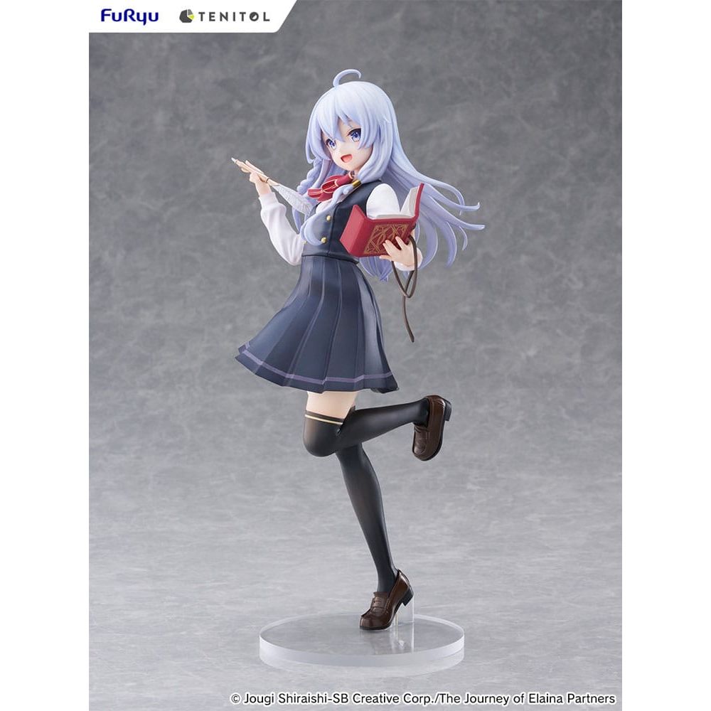 Wandering Witch: The Journey of Elaina Tenitol Tall PVC Statue Elaina School Uniform Ver. 29 cm - The Happy Toy Store
