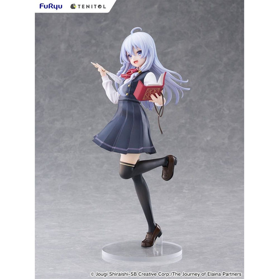 Wandering Witch: The Journey of Elaina Tenitol Tall PVC Statue Elaina School Uniform Ver. 29 cm - The Happy Toy Store