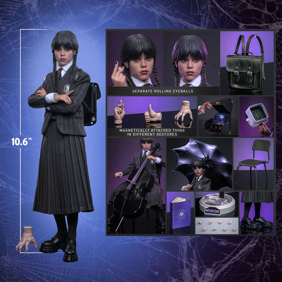 Wednesday Action Figure 1/6 Wednesday 27 cm - The Happy Toy Store