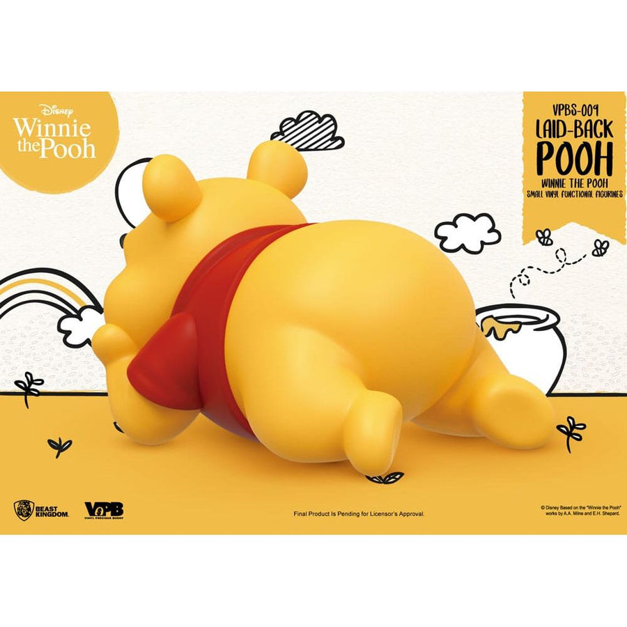 Winnie The Pooh Small Vinyl Bank laid - back Winnie 17 cm - The Happy Toy Store