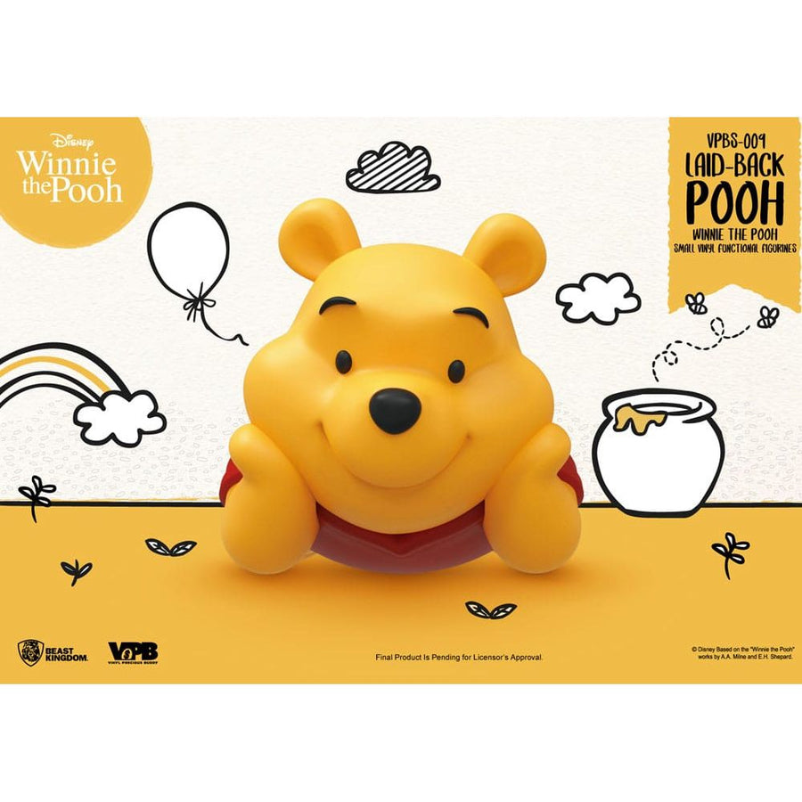 Winnie The Pooh Small Vinyl Bank laid - back Winnie 17 cm - The Happy Toy Store