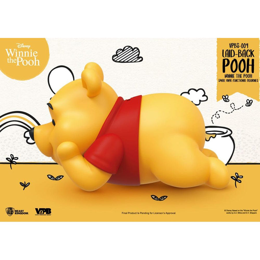 Winnie The Pooh Small Vinyl Bank laid - back Winnie 17 cm - The Happy Toy Store