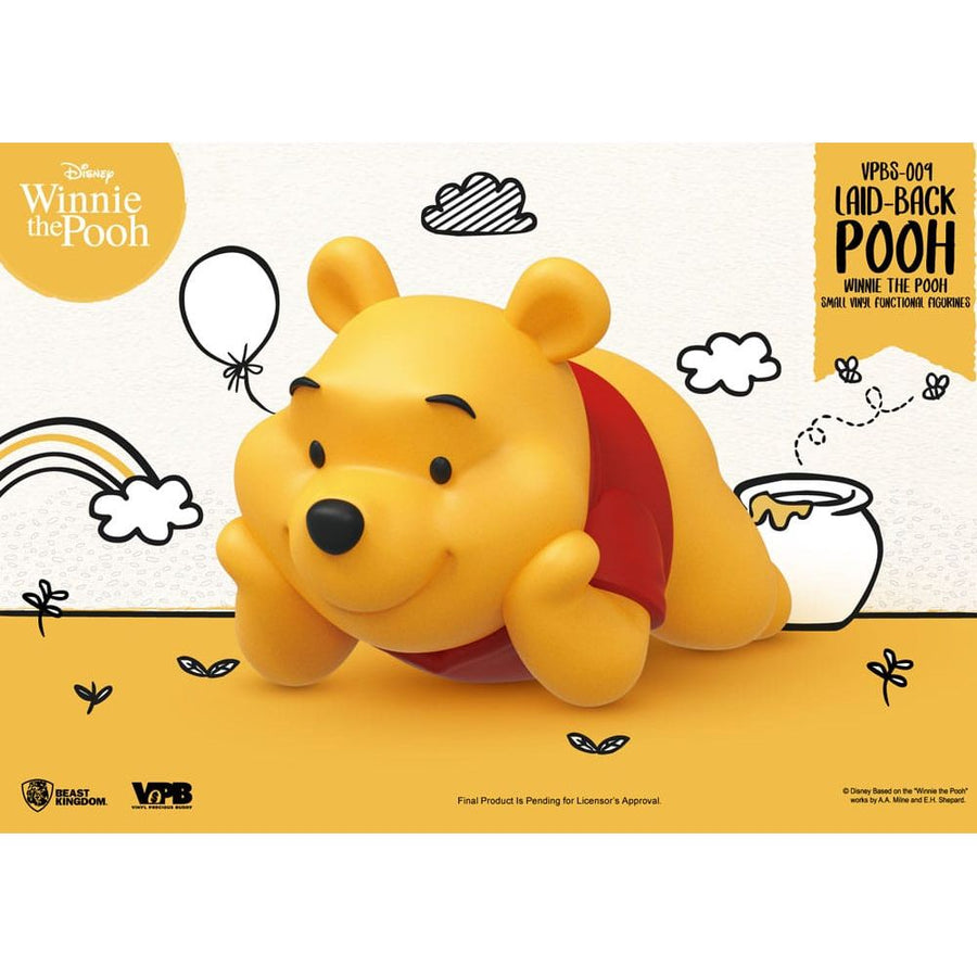 Winnie The Pooh Small Vinyl Bank laid - back Winnie 17 cm - The Happy Toy Store