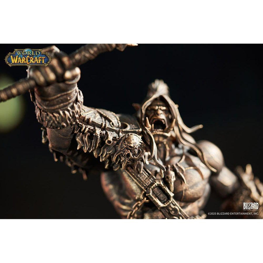 World of Warcraft Statue 1/10 Bronze Coloured Edition Grommash Hellscream 31 cm - The Happy Toy Store