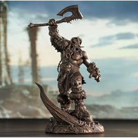 World of Warcraft Statue 1/10 Bronze Coloured Edition Grommash Hellscream 31 cm - The Happy Toy Store