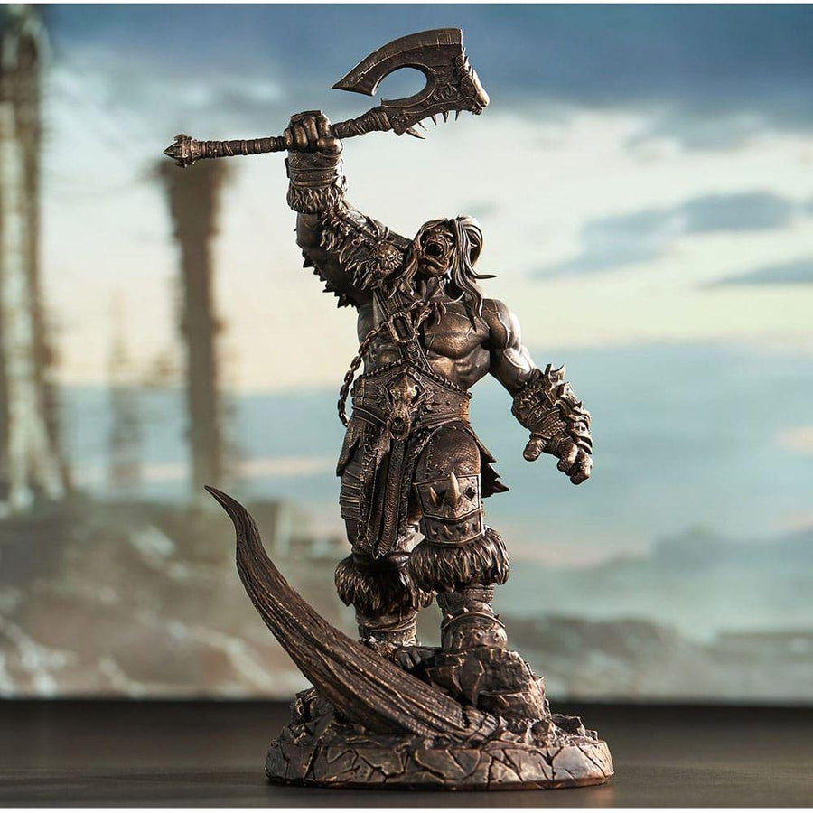 World of Warcraft Statue 1/10 Bronze Coloured Edition Grommash Hellscream 31 cm - The Happy Toy Store