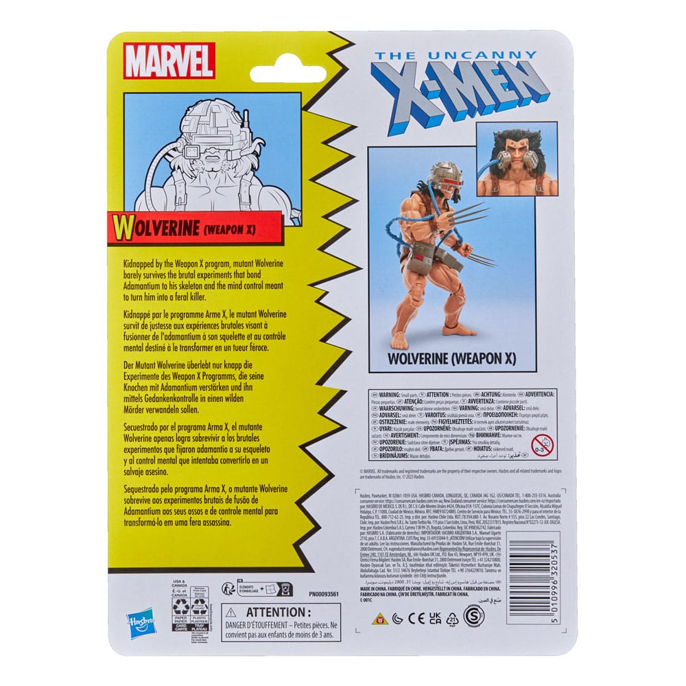X - Men Marvel Legends Action Figure Wolverine (Weapon X) 15 cm - The Happy Toy Store