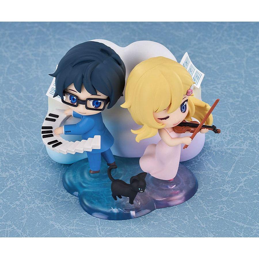 Your Lie in April Qset Mini - Figure 2 - Pack Kaori Miyazono & Kosei Arima 9 cm - The Happy Toy Store